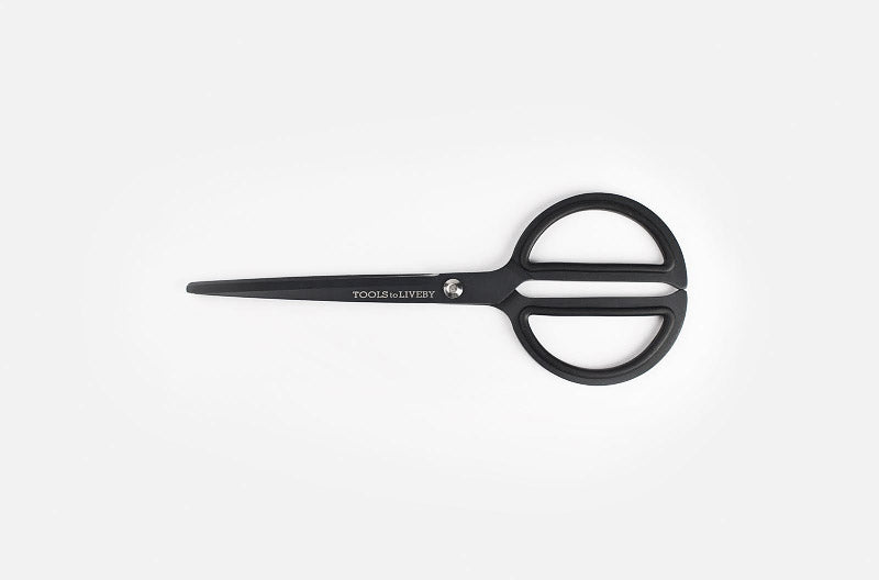 8” Scissors – Black, Tools to liveby, stationery design, home office