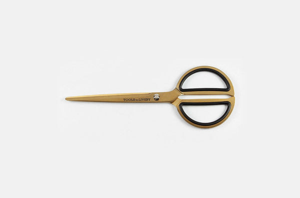 8” Scissors – Gold, Tools to liveby, stationery design, home office