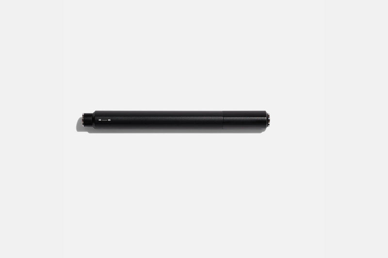 Aluminium Rollerball Pen with Magnetic Cap – Black, before breakfast, home office, designer's stationery