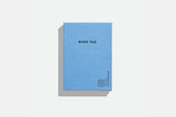 Detachable Sheets Work Pad – Blue, Before Breakfast. home office, stationery design
