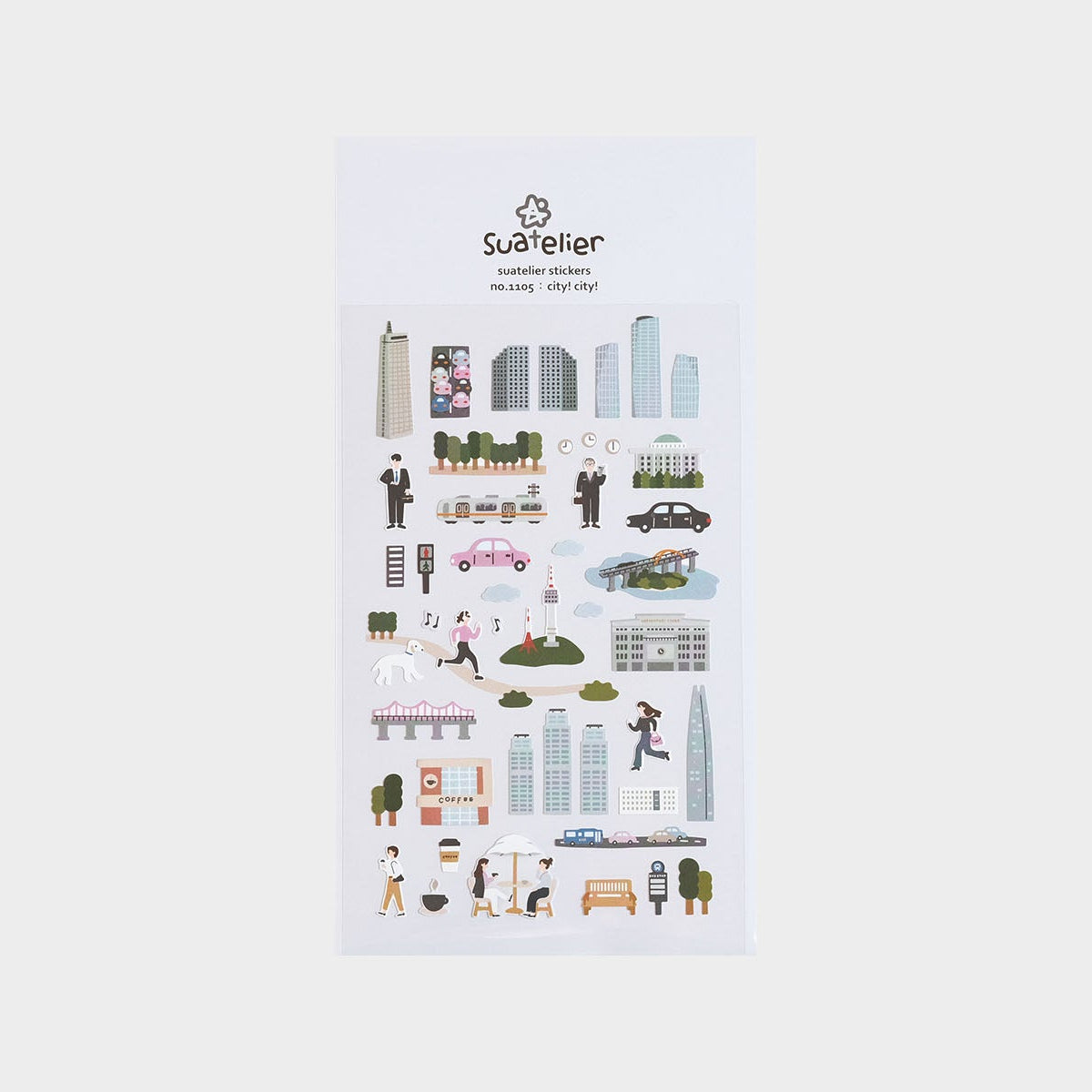 Decorative Stickers – City! City! – PAPIERNICZENI