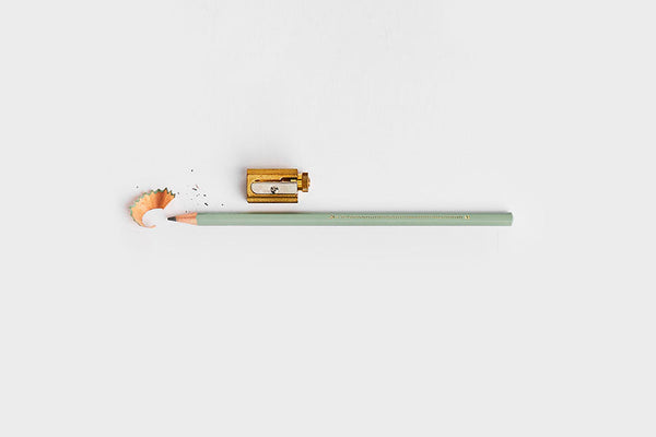 Pistachio Pencil – 2B, Katie Leamon, designer's stationery, home office
