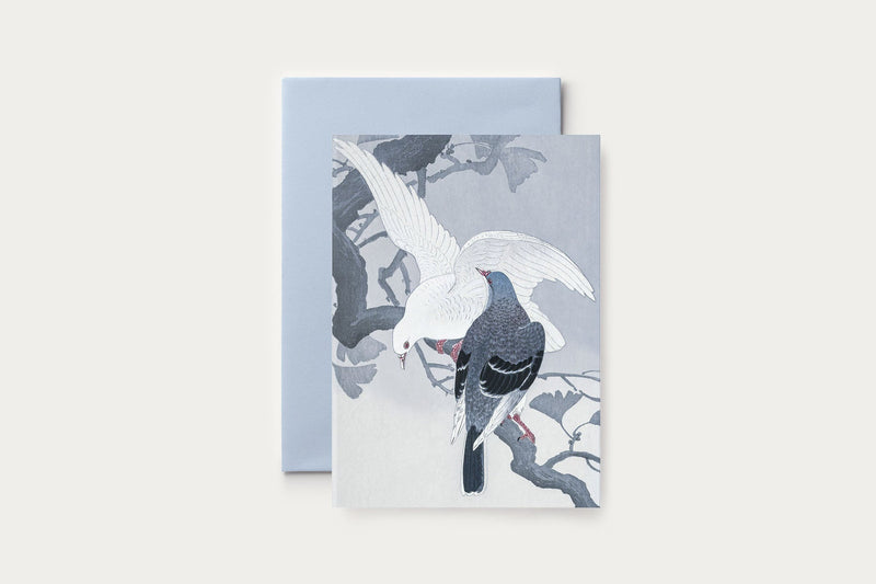 Lovebirds greeting card - pigeons, Suska & Kabsch, design stationery, home office