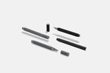 Aluminium Fountain Pen with Magnetic Cap – Black, before breakfast, home office, designer's stationery