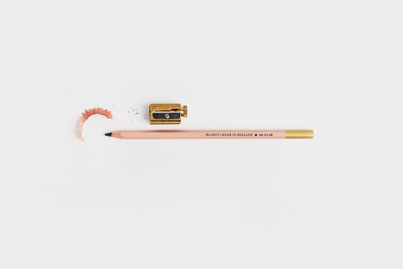 Light Pink Pencil - 6B, Katie Leamon, designer's stationery, home office