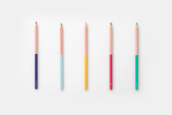 Papelote, Coloured Pencils, designer's stationery, home office