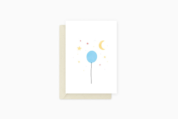 greeting card - balloon, Eokke, decorative greeting card, stationery shop, designer office supplies