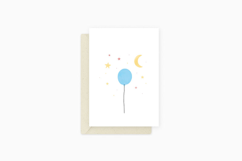 greeting card - balloon, Eokke, decorative greeting card, stationery shop, designer office supplies