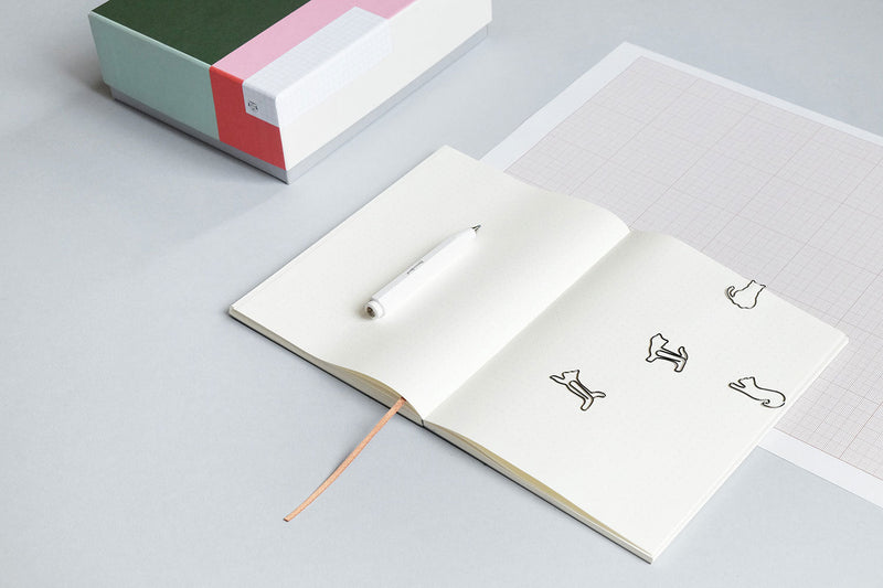 Klasyk Notebook – Blueberry, Papierniczeni, designer's stationery, home office