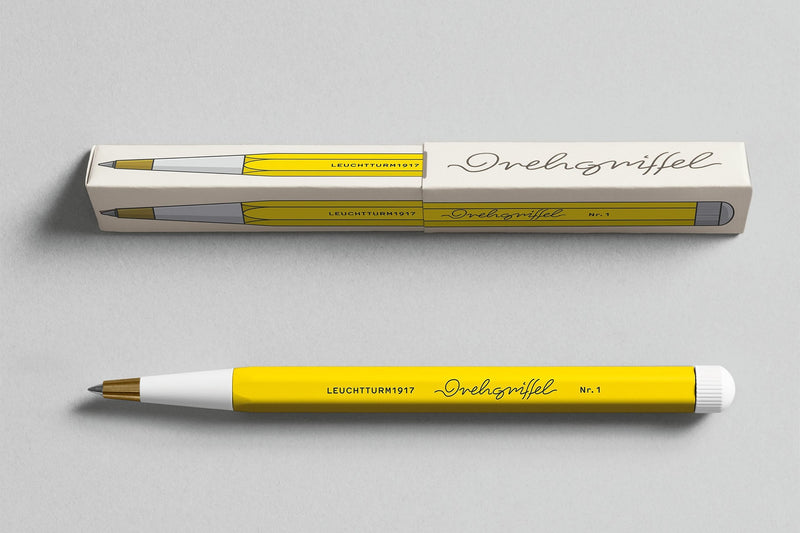 Drehgriffel Gel Ink Ballpoint Pen – Lemon, Leuchtturm1917, designer's stationery, home office