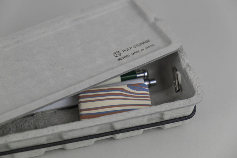 Midori Pulp Storage Pencil Case, Midori, home office, stationery design