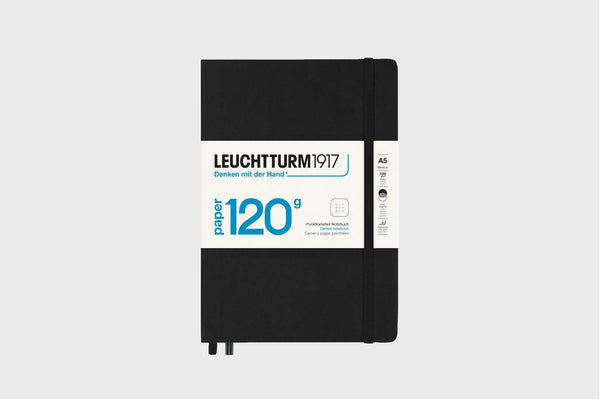 Leuchttum1917 Notebook, Dotted – Black, Leuchttum1917, home office, stationery