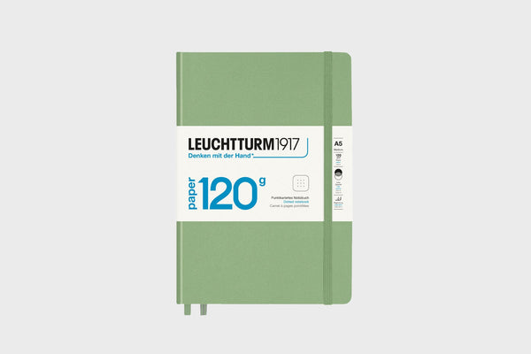 Leuchttum1917 Notebook, Dotted – Sage, Leuchttum1917, home office, stationery