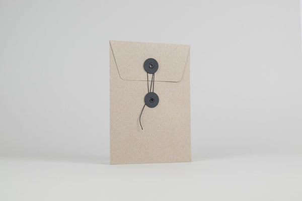 ECO ENVELOPES WITH BUTTONS B6, Papierniczeni, home office, stationery design