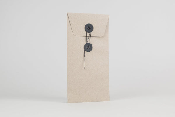 ECO ENVELOPES WITH BUTTONS DL, Papierniczeni, home office, stationery design