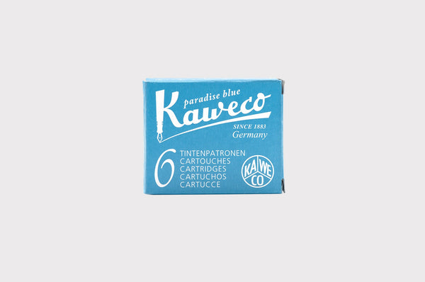 Kaweco Ink Cartridges, Paradise Blue, Kaweco, Designer’s stationery, home office