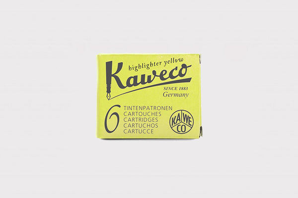 Kaweco Ink Cartridges, highlighter yellow, Kaweco, Designer’s stationery, home office