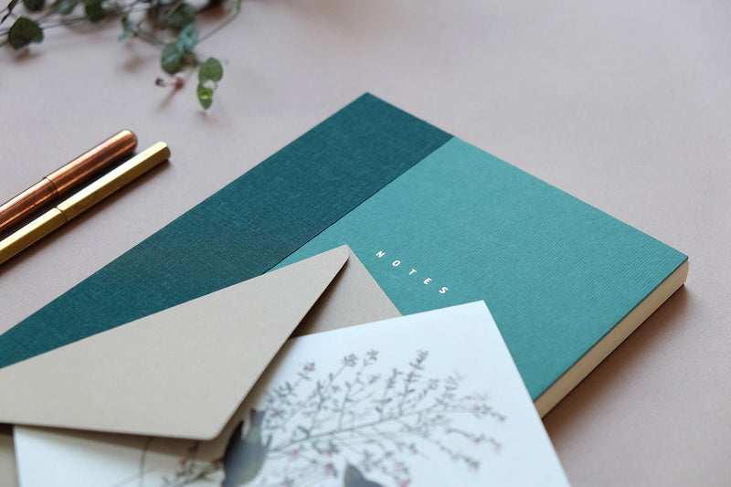 Klasyk Notebook – Green, Papierniczeni, home office, stationery 