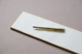 Midori TRC Brass Fountain Pen, Traveler's Company, designer"s stationery, home office