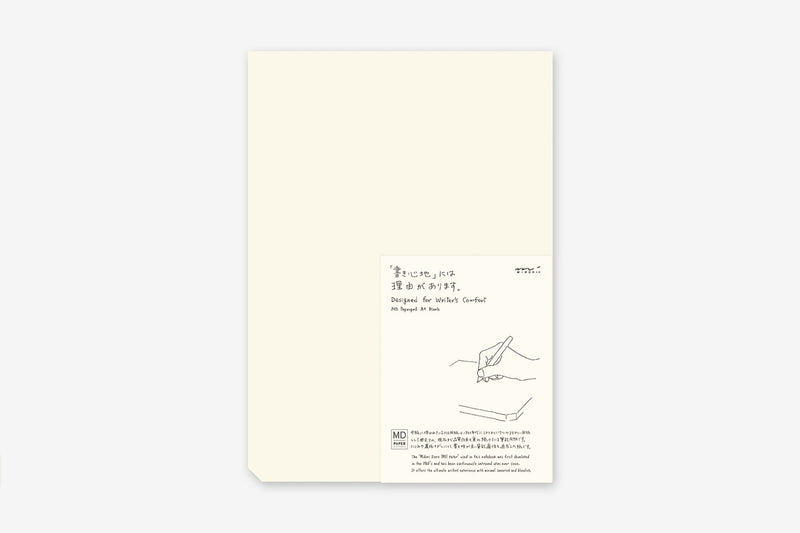 Midori MD Paper Pad, A4 – Plain, Midori, stationery design, home office