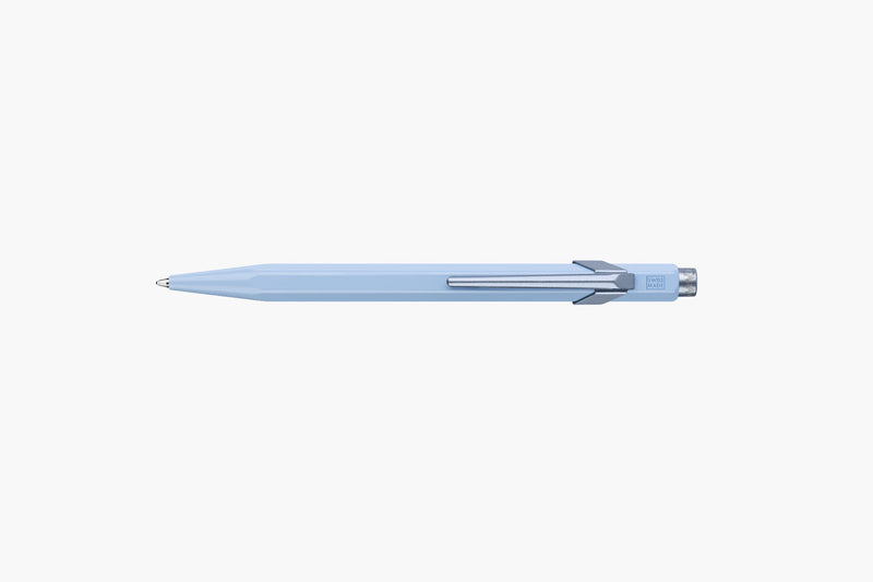 Caran d’Ache 849 Claim Your Style Aluminium Ballpoint Pen – Polar Blue, home office, designer's stationery