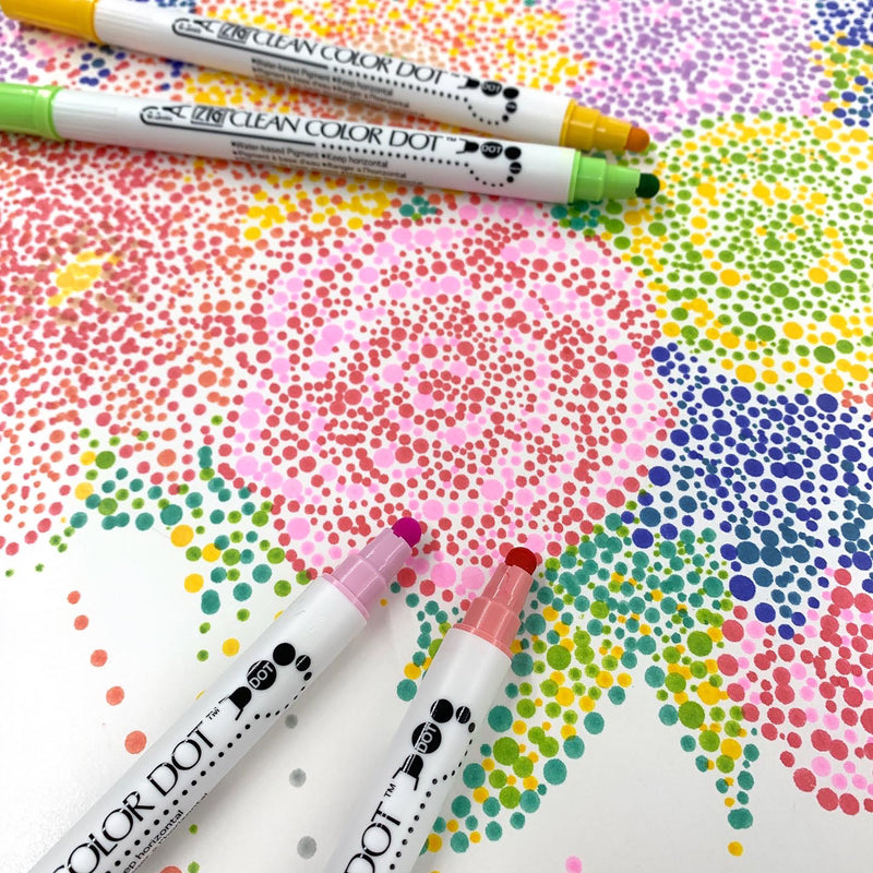 Kuretake Clean Color Dot – Candy Pink, Kuretake, stationery design