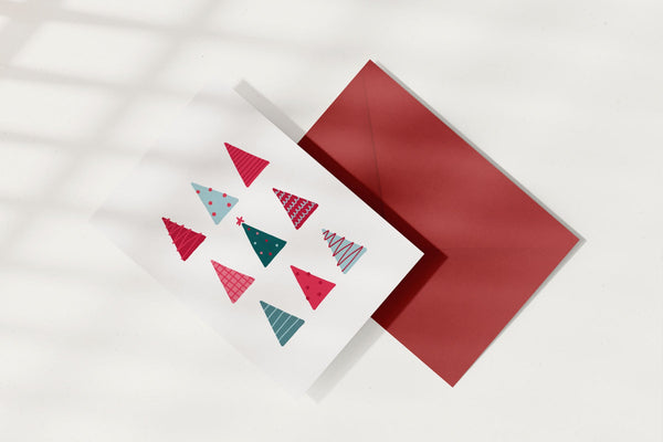 Christmas Greeting Card – Christmas Tree, Eökke, stationery design