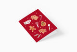 Christmas Greeting Card – Cookies, Eökke, stationery design