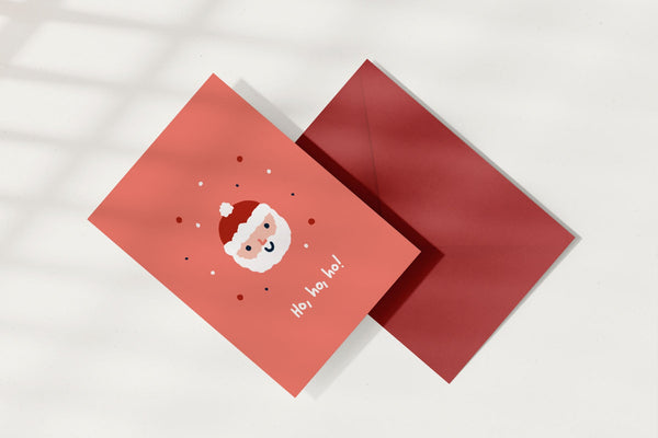 Christmas Greeting Card – Ho Ho Ho!, Eökke, stationery design
