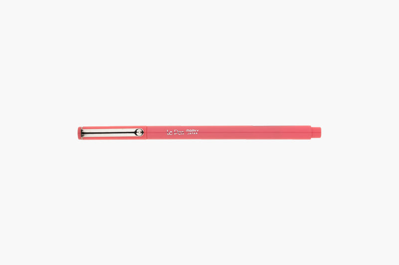 LePen Fineliner – Coral Pink, Marvy Uchida, stationery design