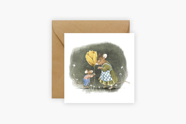 Greeting Card – Mommy, Hi Little, stationery design
