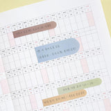 Index Sticky Bookmarks – Autumn, Iconic, stationery design