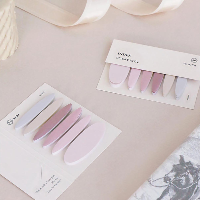 Index Sticky Bookmarks – Ballet, Iconic, stationery design