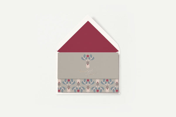 Christmas Greeting Card, Papear, stationery design, paper design