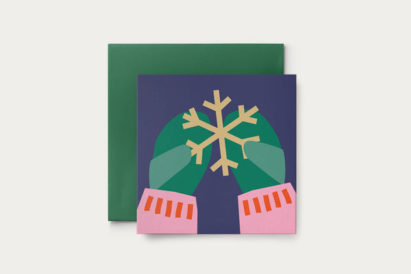 Christmas Greeting Card – Gloves, Suska&Kabsch, stationery design