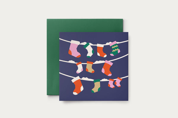 Christmas Greeting Card – Socks, Suska&Kabsch, stationery design