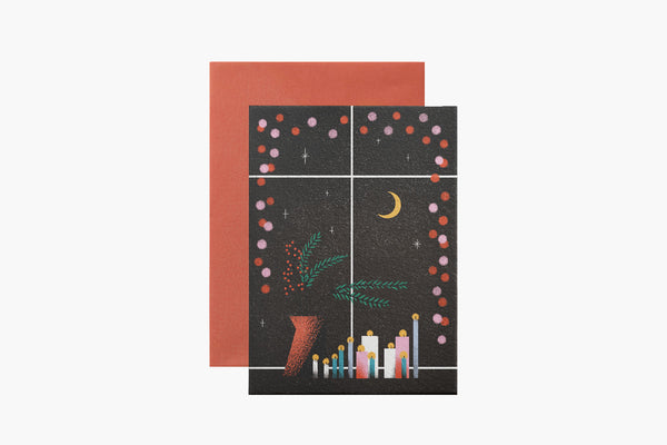 Christmas Greeting Card – Window, Suska&Kabsch, stationery design