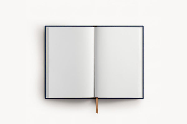 Notebook with Linen Binding Sodalite – Plain