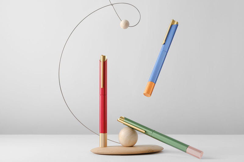 YSTUDIO Glamour Evolve Bihex Rollerball Pen – Absinthe, ystudio, stationery design