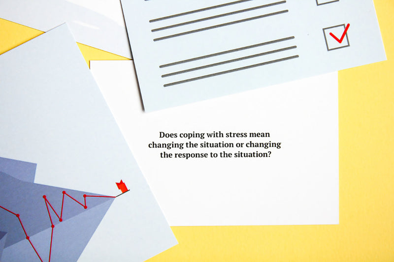 It’s only stress  - how to tame it?, Myślnik, stationery design