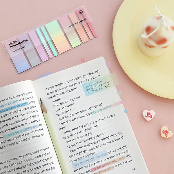 Index Sticky Bookmarks – Spring, Iconic, stationery design